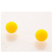 Sexus шарики вагинальные 11 см, желтые
Без вибрации, гладкие