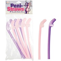 California Exotic Penis Straws
Трубочки для коктейлей в форме пениса, 8 штук