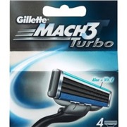 Gillette Mach 3 Turbo 4шт