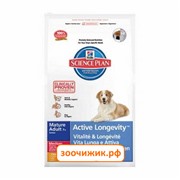 Сухой корм Hill's Dog senior lamb для собак (для стареющих) баранина (12 кг)