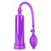 Shots Toys Bubble Power Pump, фиолетоваяВакуумная помпа с пузырчатой поверхностью