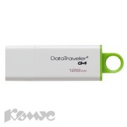 Флэш-память Kingston DataTraveler G4 128GB USB 3.0(DTIG4/128GB)зел
