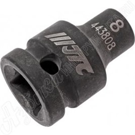 Головка торцевая ударная шестигранная 1/2", 8 мм, JTC, JTC-443808