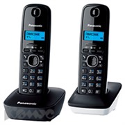 Телефон Panasonic KX-TG1612RU1 серый/белый,доп.трубка,АОН