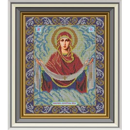Вышивка бисером  "ПОКРОВ БОЖИЕЙ МАТЕРИ" 27х 32см арт.И012