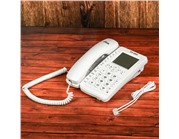 Проводной телефон RITMIX RT-490, поддержка hands-free, FSK/DTMF Caller ID, белый