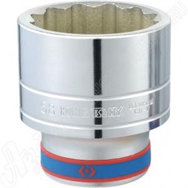 Головка торцевая стандартная двенадцатигранная 1", 80 мм, KING TONY, 833080M