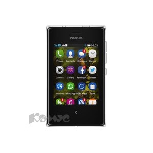 Смартфон Nokia Asha 503 Dual Sim Black (3"/5Мп/mp3/fm)