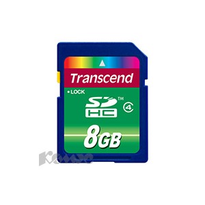 Карта памяти Transcend SDHC 8GB Class4(TS8GSDHC4)
