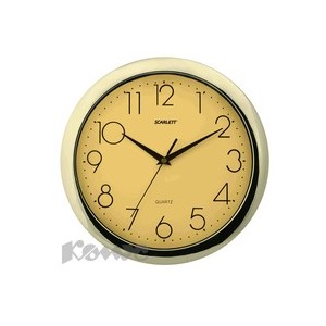 Часы Scarlett SC-45C золото, пластик, круглые