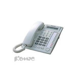 Телефон Panasonic KX-T7730RU аналоговый системный телефон,белый