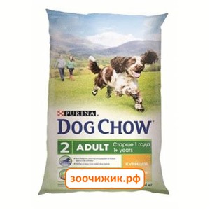 Сухой корм Dog Chow adult для собак, курица (14 кг)
