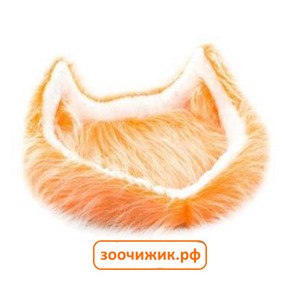 Лежак (Zoo-M) "YETI Orange" Лисёнок №3 с подушкой  (66*56*30)