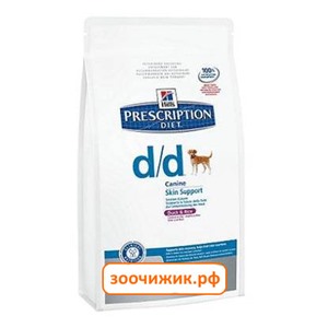 Сухой корм Hill's Dog d/d duck/rice для собак (лечение аллергии) (2 кг)