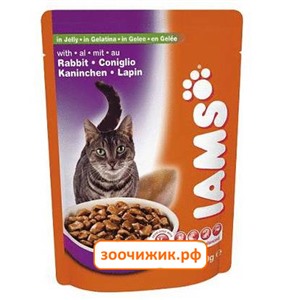 Влажный корм Iams Pouch для кошек кролик (100 гр) (1185)