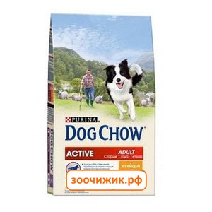 Сухой корм Dog Chow active для собак (активных) курица 2.5кг.