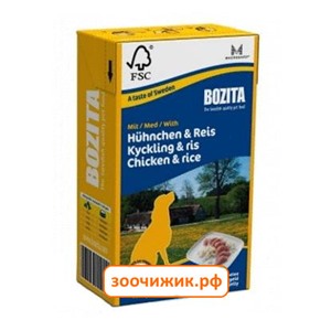 Консервы Bozita для собак кусочки в желе с курицей и рисом (480 гр)