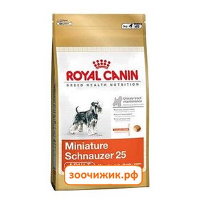 Сухой корм Royal Canin Miniature Schnauzer для собак (миниатюрных шнауцеров от 10 месяцев и старше) (3 кг)