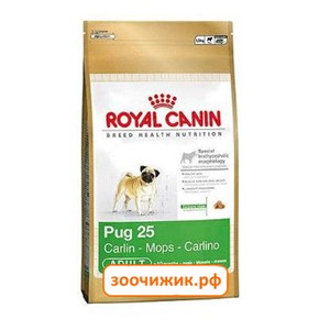 Сухой корм Royal Canin Pug для собак (для породы Мопс старше 10 месяцев) (1.5 кг)
