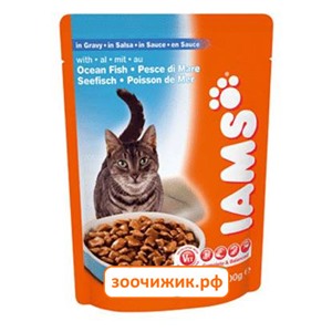 Влажный корм Iams Pouch для кошек ок.рыба (100 гр) (1141)