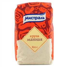 Манная крупа "Мистраль" 800гр