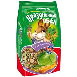 ЗООМИР `Праздничный обед` корм для кроликов 270 г