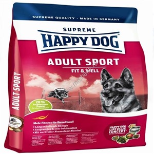 Хэппи Дог Спорт эдалт  для активных собак с повышенными знерготратами ФитВел  (сух 15 кг) НОВИНКА