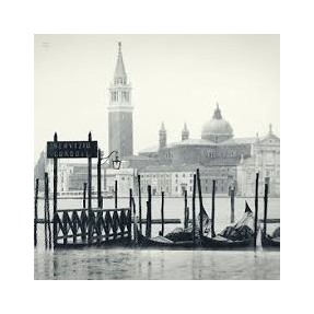 Штора для ванной Дождливая Венеция