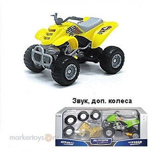 Модель Мотоцикл Quadrobike, звук 1:16 70182-00