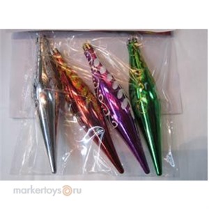 Ел.укр. Сосулька 2358 4шт. в уп. 15см.