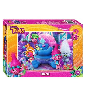 Пазлы 35 "Trolls" (DreamWorks)