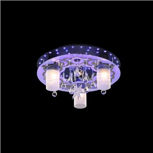 				Linvel LV 8662/3+1 черный/хром Е27 + G5.3 35W Люстра с пультом