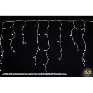  Sneha A-012R WT светодиодная гирлянда "бахрома" 3x0.6м 140LED белый провод