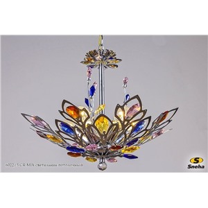  Sneha 6022/5 CR MIX светильник потолочный