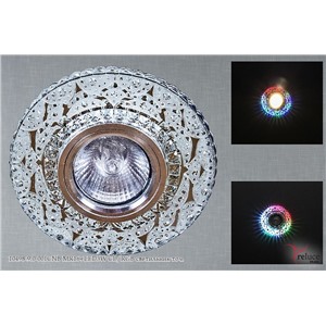  Reluce 10498-9.0-001CNB MR16+LED3W CL/RGB светильник точ.
