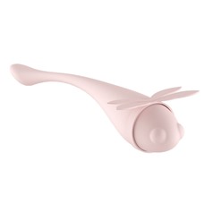 Розовый вибратор в форме стрекозы Liebelulla Rosa - 18 см.