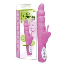 Вибратор многофункциональный Fancy Smile, 24 см.