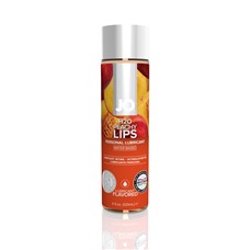 Вкусный лубрикант на водной основе с ароматом персика Peachy Lips - System Jo - 120 мл