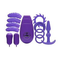 Фиолетовый вибронабор FLIRTY KIT SET