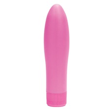 Розовый вибратор SWEET PUSSY IN SILICONE - 13,5 см.