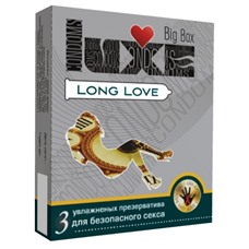 Презервативы LUXE Long Love с пролонгирующим эффектом - 3 шт.