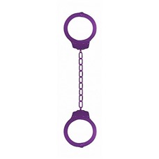 Металлические фиолетовые оковы Pleasure Legcuffs