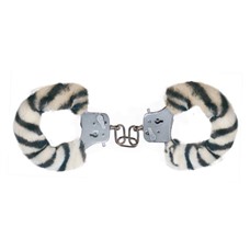 Наручники с мехом Furry Fun Cuffs Zebra 9509TJ