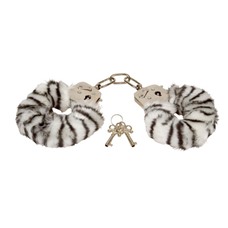 Наручники с мехом Furry Love Cuffs Zebra PMS0720012