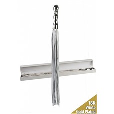 Плетка Luxury Whip 18k-Whitegold plated White SH-OULM005