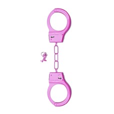 Металлические наручники SHOTS TOYS Pink SH-SHT347PNK