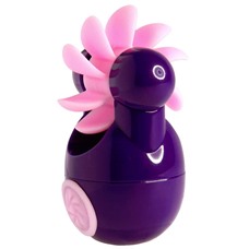 Фиолетовый клиторальный вибростимулятор Sqweel Go Purple