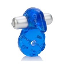 Синее эрекционное кольцо с утенком Micro Vibe Arouser Power Duckie