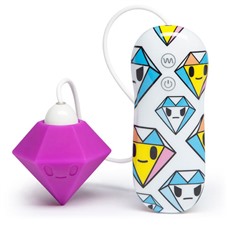 Вибратор клиторальный Purple Diamond, 5 см - Tokidoki
