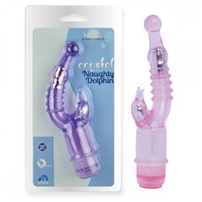 Вибростимулятор розовый Crystal Stimulator-Naughty Dolphin 10083055